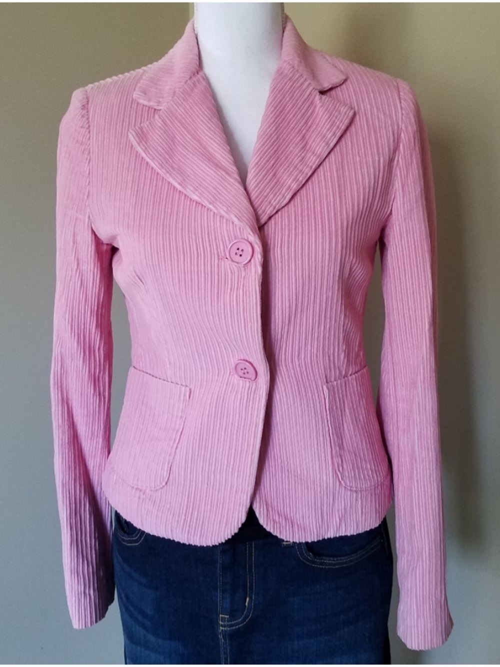 Terranova Pink Corduroy Jacket from Italy
